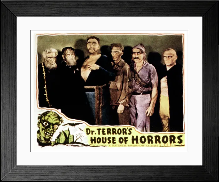 Framed Print : DR. TERROR'S HOUSE OF HORRORS, lobbycard, 1943