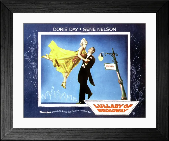 Framed Print : LULLABY OF BROADWAY, Doris Day, Gene Nelson, 1951