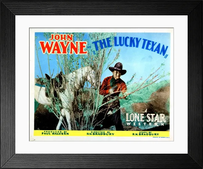 Framed Print : THE LUCKY TEXAN, John Wayne, 1934 Framed Print : THE LUCKY TEXAN, John Wayne, 1934