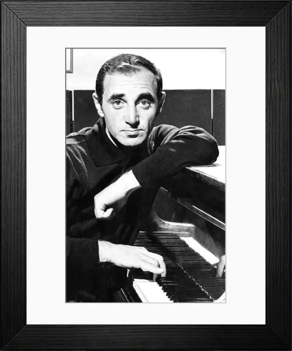 Framed Print : Charles Aznavour, portrait ca. 1964