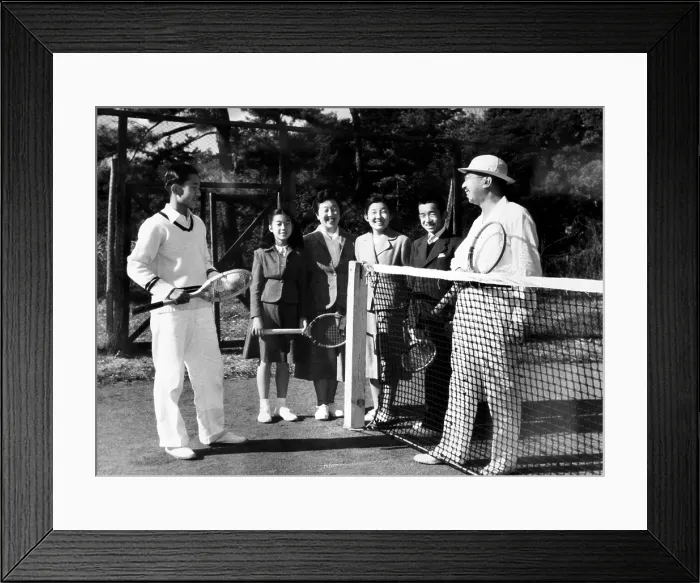Framed Print : Crown Prince Akihito, Princess Takako, Empress Nagako, Princess Atsuko, Prince Masahito, ca 1951. Courtesy: CSU Archives / Everett Collection