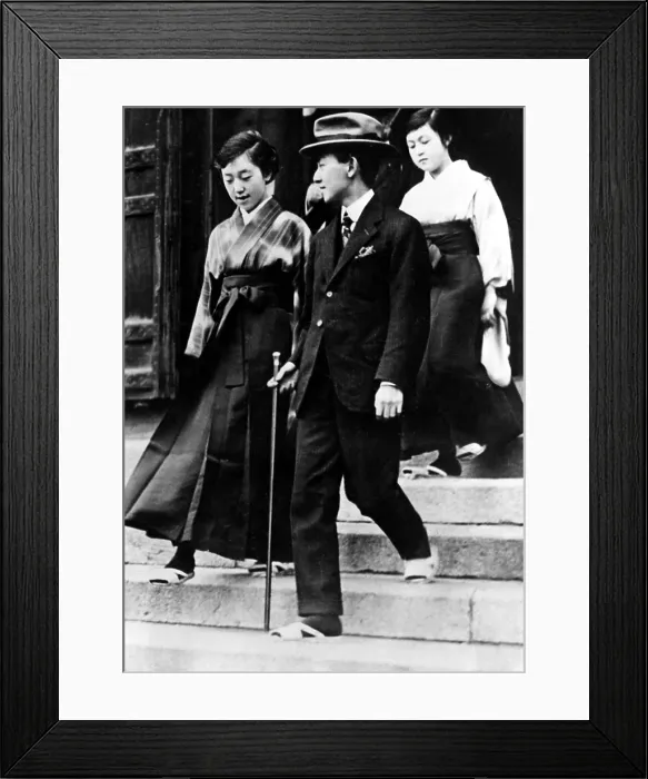 Framed Print : Princess Nakao and her brother Prince Regent leaving a temple. July 17, 1922. Courtesy: CSU Archives / Everett Collection Framed Print : Princess Nakao and her brother Prince Regent leaving a temple. July 17, 1922. Courtesy: CSU Archives / Everett Collection