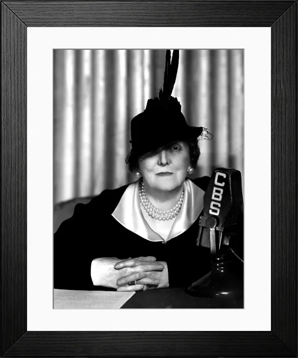 Framed Print : EMILY POST, portrait circa 1937. Courtesy: CSU Archives  /  Everett Collection