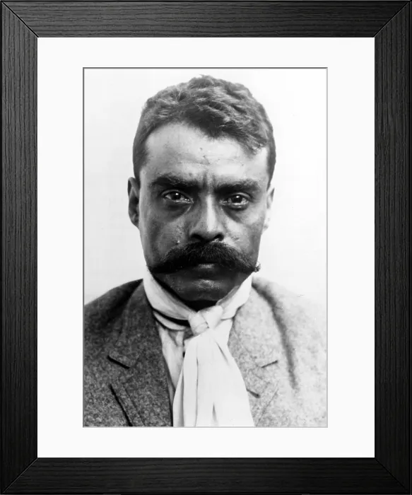 Framed Print : Emiliano Zapata in 1914. Courtesy: CSU Archives  /  Everett Collection