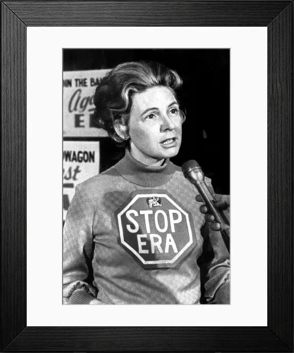 Framed Print : Phyllis Schlafly, ca. 1977. Courtesy: CSU Archives / Everett Collection Framed Print : Phyllis Schlafly, ca. 1977. Courtesy: CSU Archives / Everett Collection