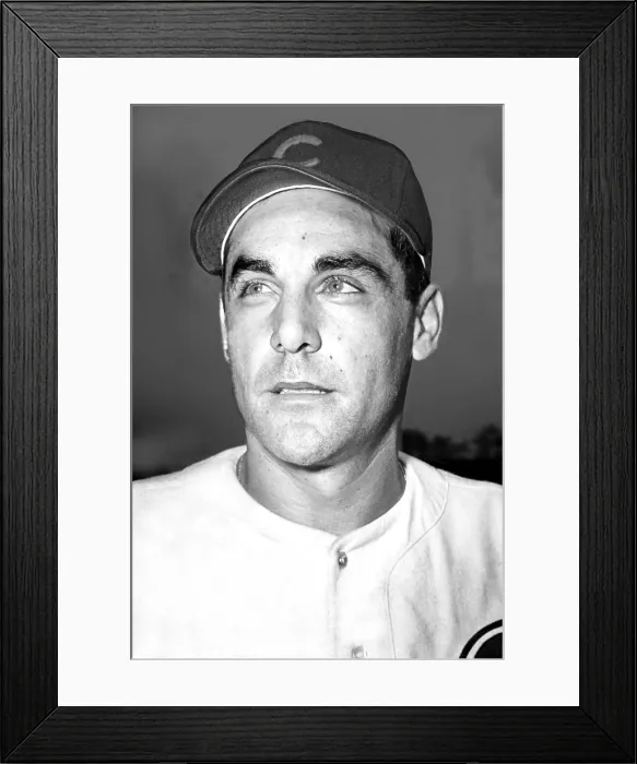 Framed Print : Phil Cavarretta, Lefty First baseman for Chicago Cubs. 10 / 4 / 45 NL Most Valuable Player. Courtesy: CSU Archives  /  Everett Collection