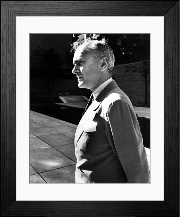 Framed Print : PHILIP JOHNSON, circa 1950s. Courtesy: CSU Archives  /  Everett Collection