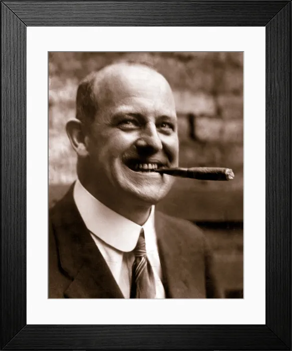 Framed Print : P.G. WODEHOUSE, ca. 1917. Courtesy: CSU Archives  /  Everett Collection