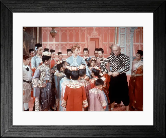 Framed Print : THE KING AND I, Deborah Kerr, Yul Brynner, 1956. TM and Copyright 20th Century Fox Film Corp. All rights reserved. Courtesy: Everett Collection