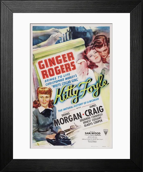 Framed Print : KITTY FOYLE, Ginger Rogers, Dennis Morgan, 1940 Framed Print : KITTY FOYLE, Ginger Rogers, Dennis Morgan, 1940