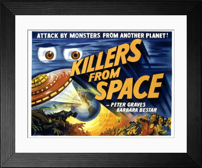 Framed Print : KILLERS FROM SPACE, 1954