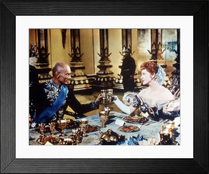 Framed Print : THE KING AND I, Yul Brynner, Deborah Kerr, 1956. TM and Copyright 20th Century Fox Film Corp. All rights reserved. Courtesy: Everett Collection Framed Print : THE KING AND I, Yul Brynner, Deborah Kerr, 1956. TM and Copyright 20th Century Fox Film Corp. All rights reserved. Courtesy: Everett Collection