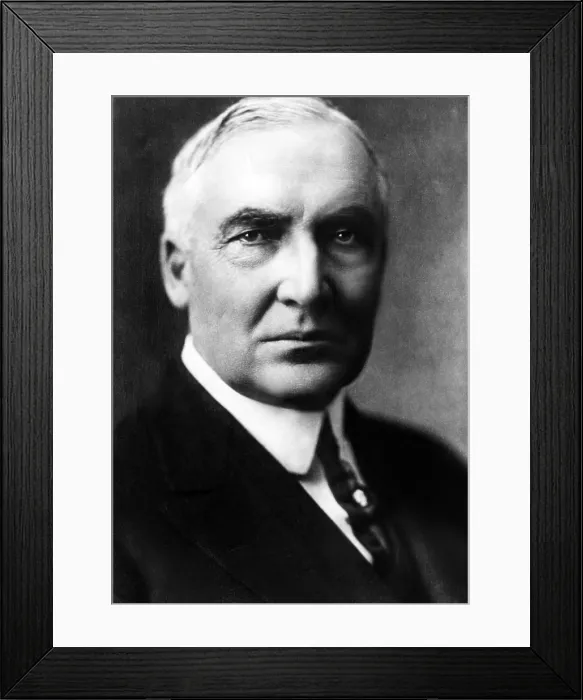 Framed Print : Warren G. Harding (1865-1923), United States President 1921-1923, circa 1920s. CSU Archives / Everett Collection