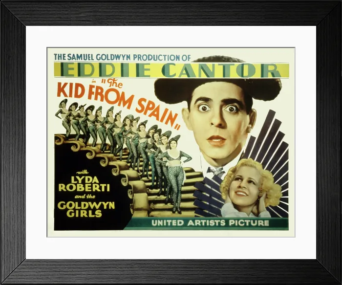 Framed Print : THE KID FROM SPAIN, Eddie Cantor, Lyda Roberti, 1932