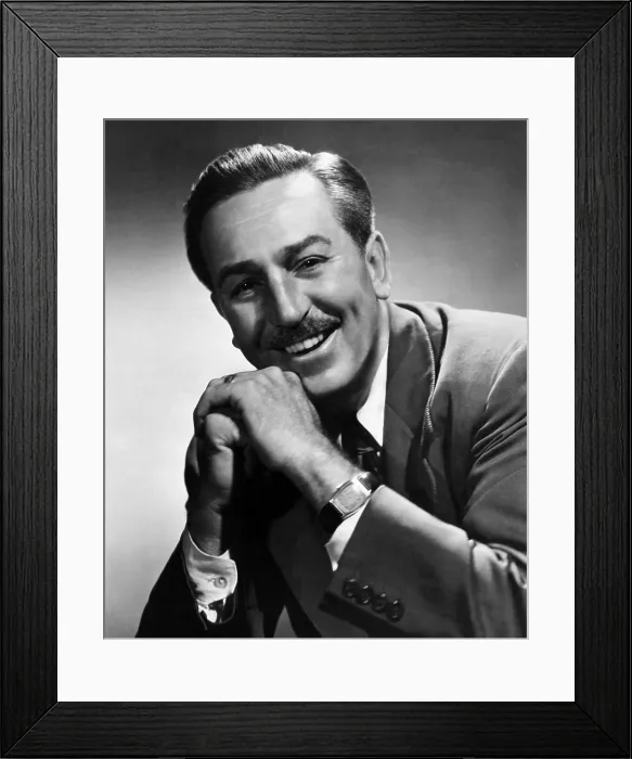 Framed Print : Walt Disney, 1955. Courtesy: CSU Archives / Everett Collection Framed Print : Walt Disney, 1955. Courtesy: CSU Archives / Everett Collection