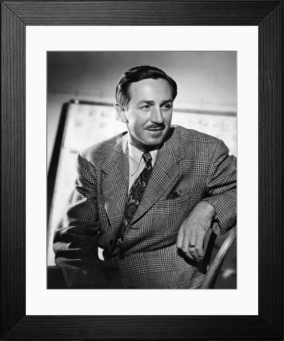 Framed Print : Walt Disney, 1945. Courtesy: CSU Archives / Everett Collection Framed Print : Walt Disney, 1945. Courtesy: CSU Archives / Everett Collection