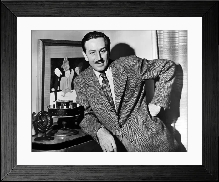 Framed Print : Walt Disney, 1945. Courtesy: CSU Archives / Everett Collection Framed Print : Walt Disney, 1945. Courtesy: CSU Archives / Everett Collection