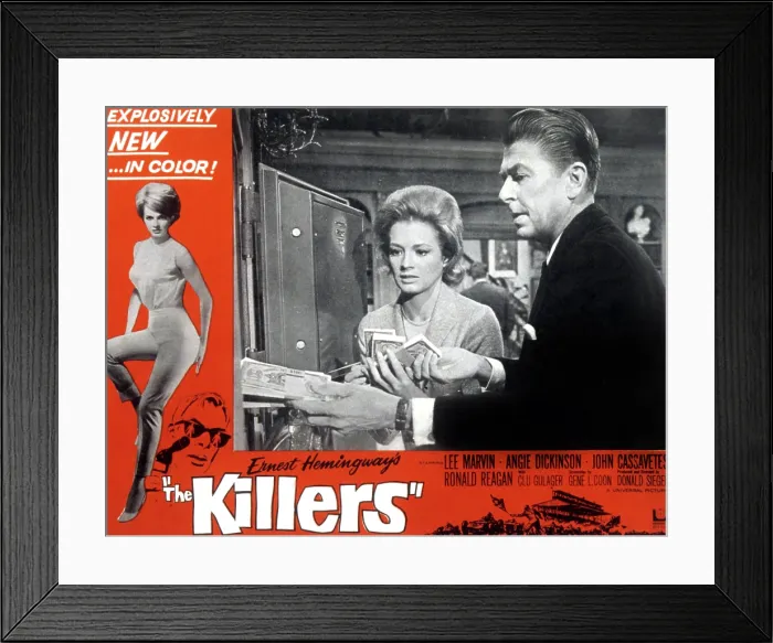 Framed Print : THE KILLERS, Angie Dickinson, Ronald Reagan, 1964
