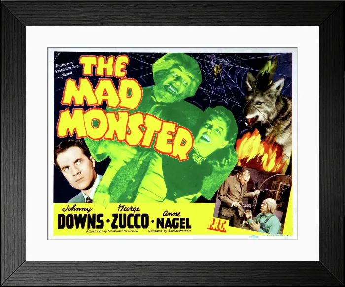 Framed Print : THE MAD MONSTER, Johnny Downs, Glenn Strange, Anne Nagel, George Zucco, 1942 Framed Print : THE MAD MONSTER, Johnny Downs, Glenn Strange, Anne Nagel, George Zucco, 1942