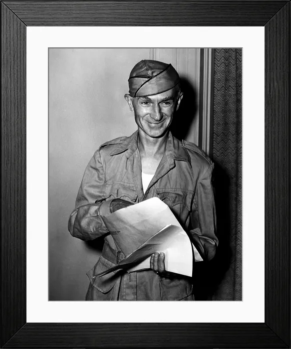 Framed Print : American journalist Ernie Pyle, 1940s. Courtesy: CSU Archives / Everett Collection