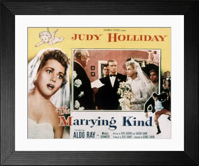 Framed Print : THE MARRYING KIND, Aldo Ray, Judy Holliday, 1952