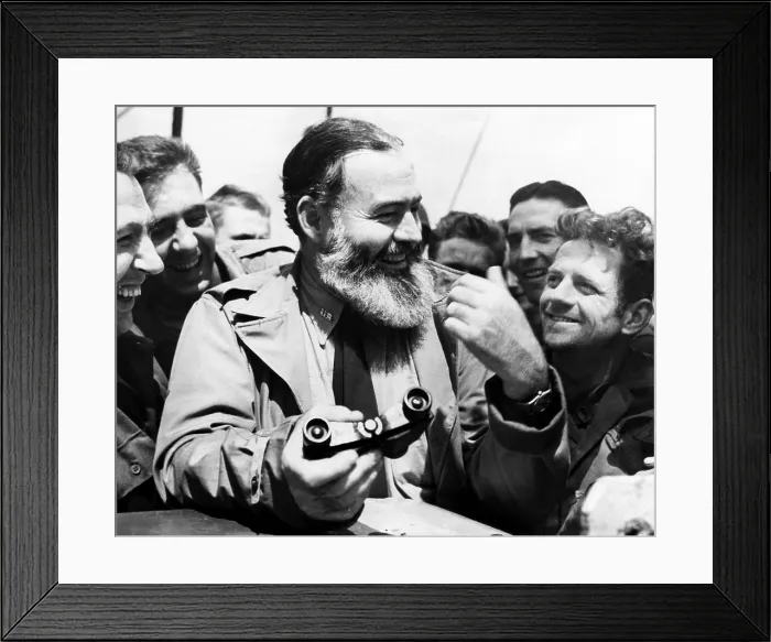 Framed Print : Ernest Hemingway ca. 1959. Courtesy CSU Archives / Everett Collection