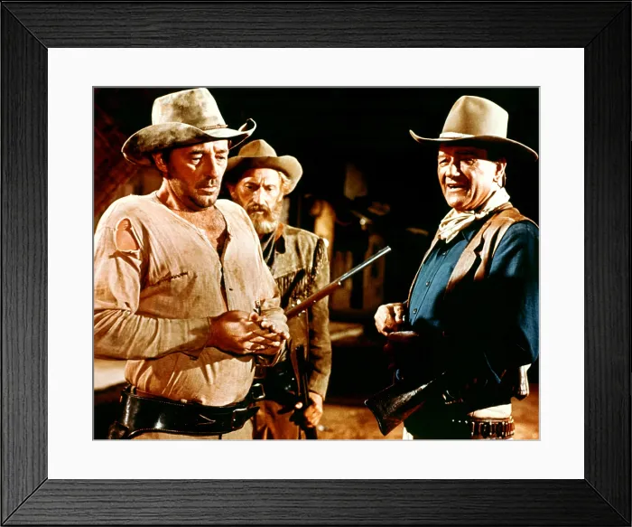 Framed Print : EL DORADO, Robert Mitchum, Arthur Hunnicutt, John Wayne, 1966 Framed Print : EL DORADO, Robert Mitchum, Arthur Hunnicutt, John Wayne, 1966