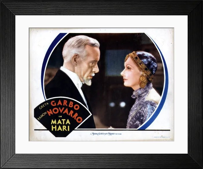 Framed Print : MATA HARI, from left, Lewis Stone, Greta Garbo, 1931 Framed Print : MATA HARI, from left, Lewis Stone, Greta Garbo, 1931