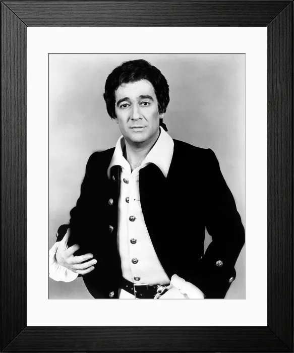 Framed Print : Placido Domingo, 1980. Courtesy: CSU Archives / Everett Collection