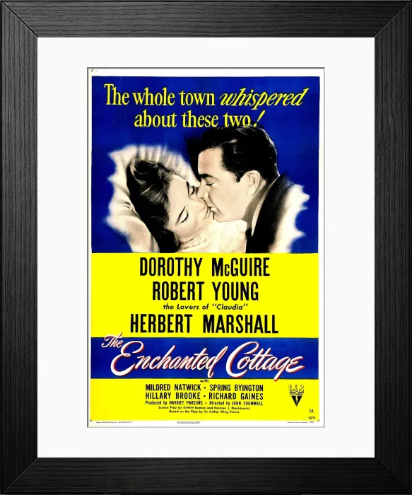 Framed Print : THE ENCHANTED COTTAGE, US poster, Dorothy McGuire, Robert Young, 1945