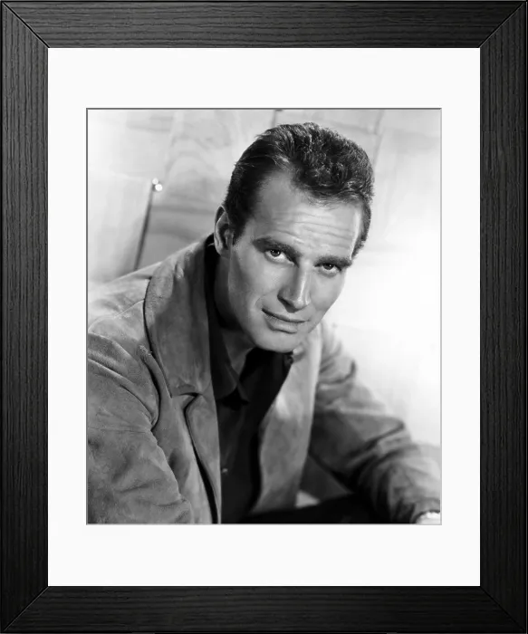Framed Print : CHARLTON HESTON, c. mid 1950s Framed Print : CHARLTON HESTON, c. mid 1950s