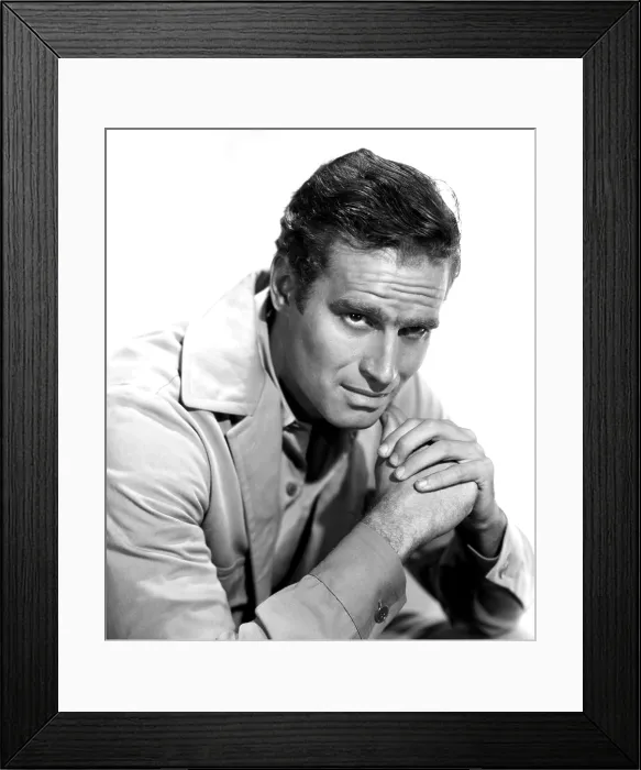 Framed Print : Charlton Heston Framed Print : Charlton Heston