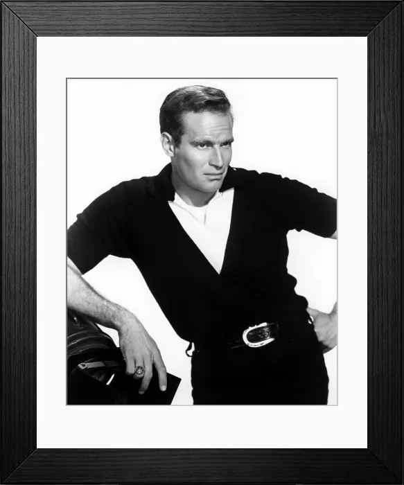 Framed Print : CHARTLON HESTON, 1958