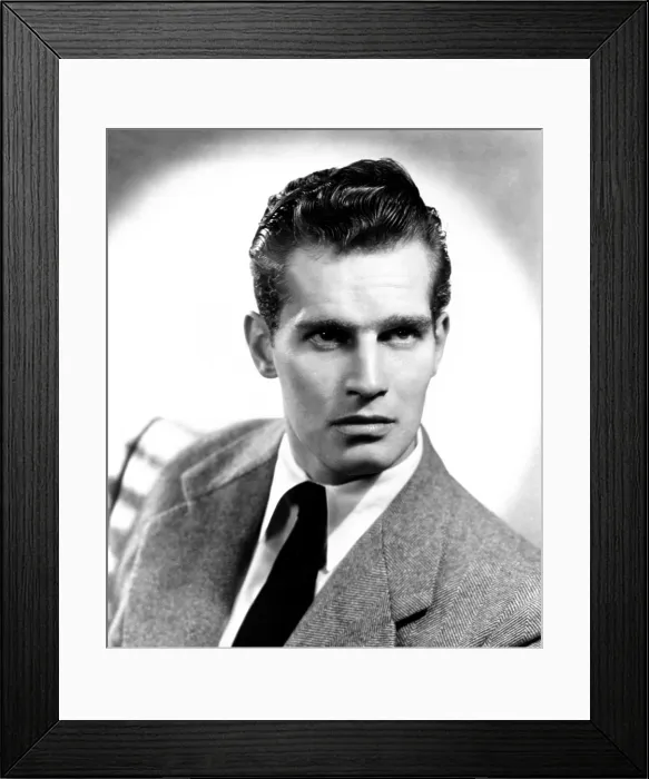 Framed Print : Charlton Heston, ca early 1950s