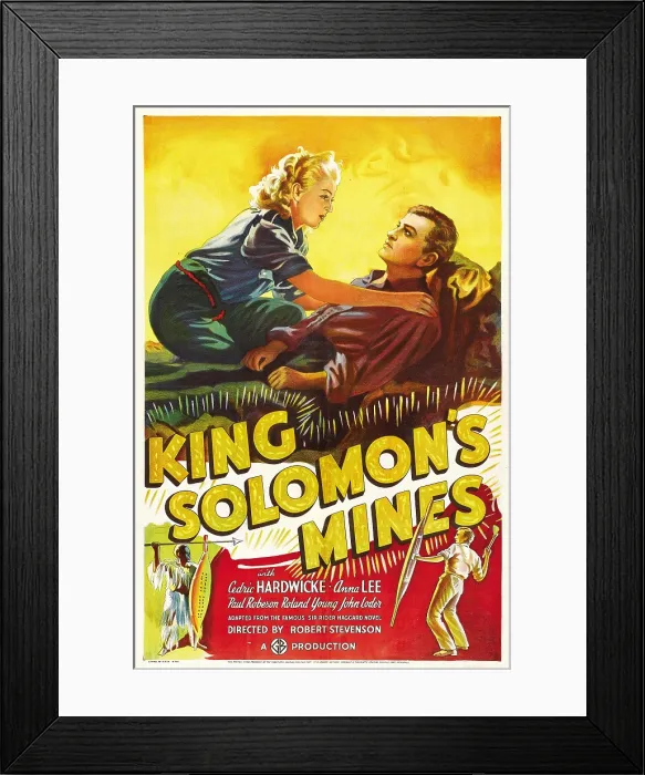 Framed Print : KING SOLOMON'S MINES, Anna Lee, John Loder, 1937