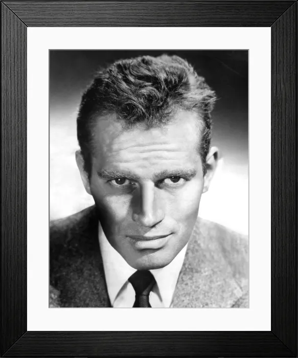 Framed Print : Charlton Heston, ca 1954