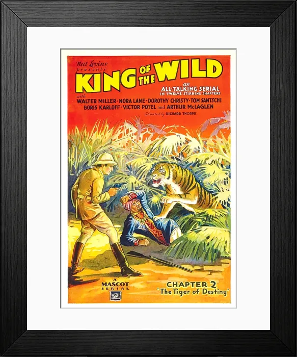 Framed Print : KING OF THE WILD, Chapter 2:The Tiger Of Destiny, 1931