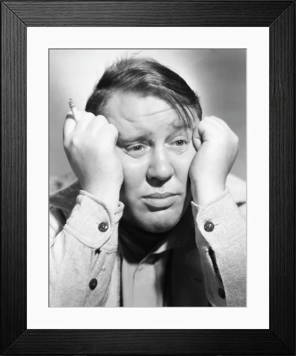 Framed Print : Charles Laughton, 1939
