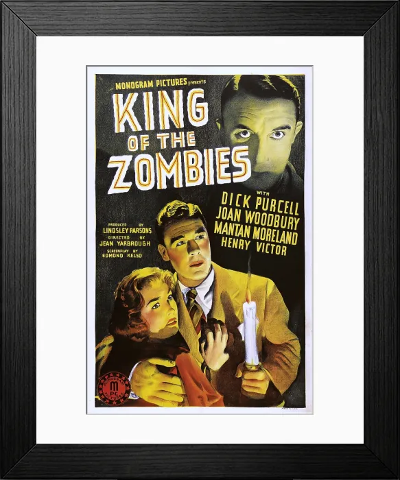 Framed Print : KING OF THE ZOMBIES, Joan Woodbury, Dick Purcell, Henry Victor, 1941