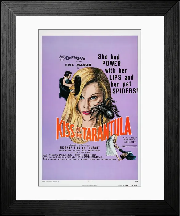 Framed Print : KISS OF THE TARANTULA, 1976