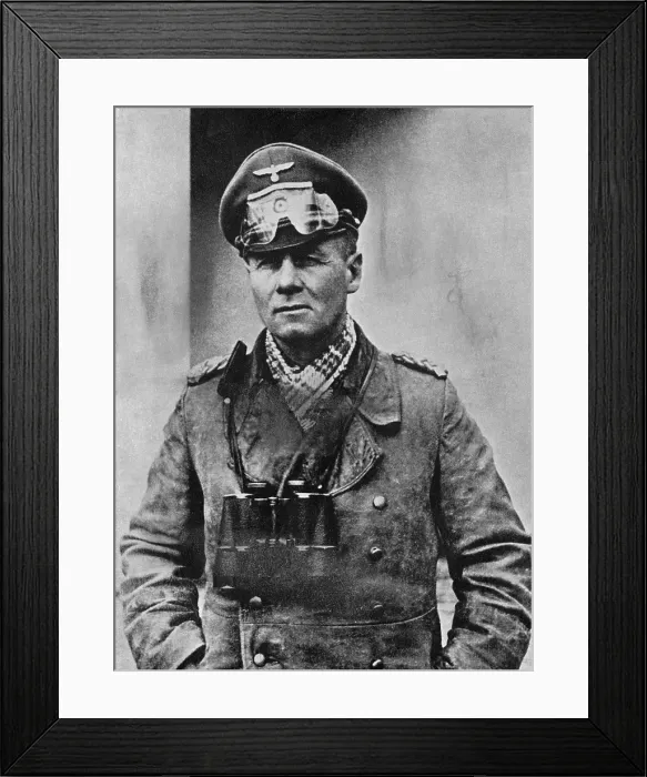 Framed Print : Erwin Rommel (1891-1944), distinguished Nazi General, 1940s. Courtesy: CSU Archives / Everett Collection