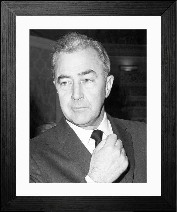 Framed Print : Senator Eugene McCarthy, Washington D.C. February 23, 1968.. Courtesy: CSU Archives / Everett Collection Framed Print : Senator Eugene McCarthy, Washington D.C. February 23, 1968.. Courtesy: CSU Archives / Everett Collection