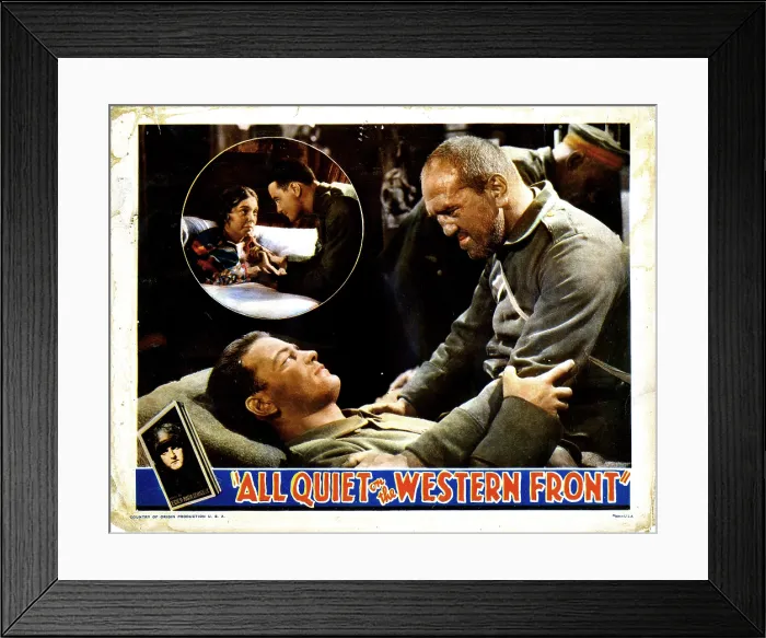 Framed Print : ALL QUIET ON THE WESTERN FRONT, Beryl Mercer, Lew Ayres, Louis Wolheim, 1930