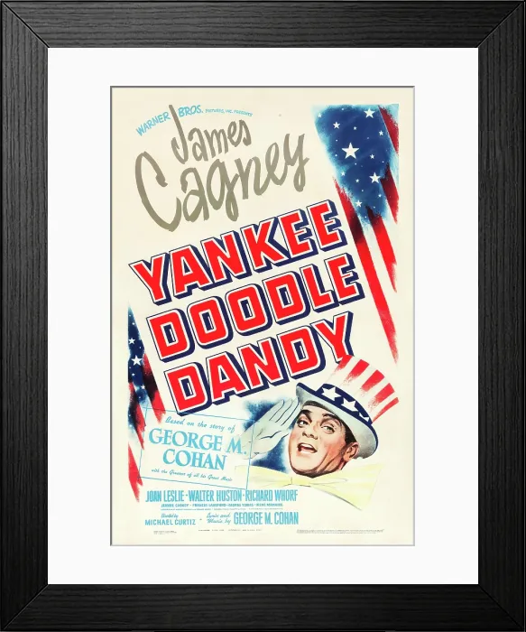 Framed Print : YANKEE DOODLE DANDY, James Cagney, 1942