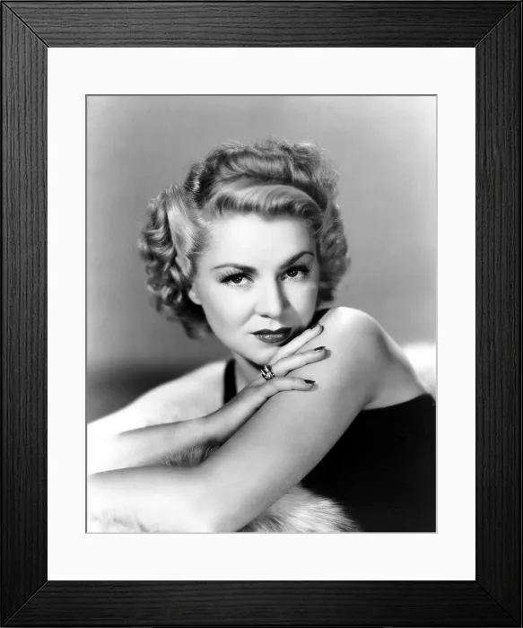 Framed Print : Claire Trevor, portrait, 1940