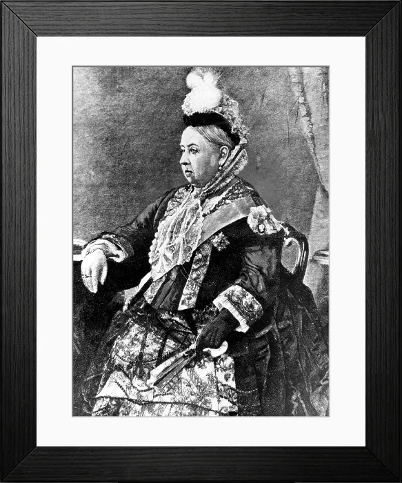 Framed Print : Queen Victoria of England, 1887. Courtesy: CSU Archives  /  Everett Collection