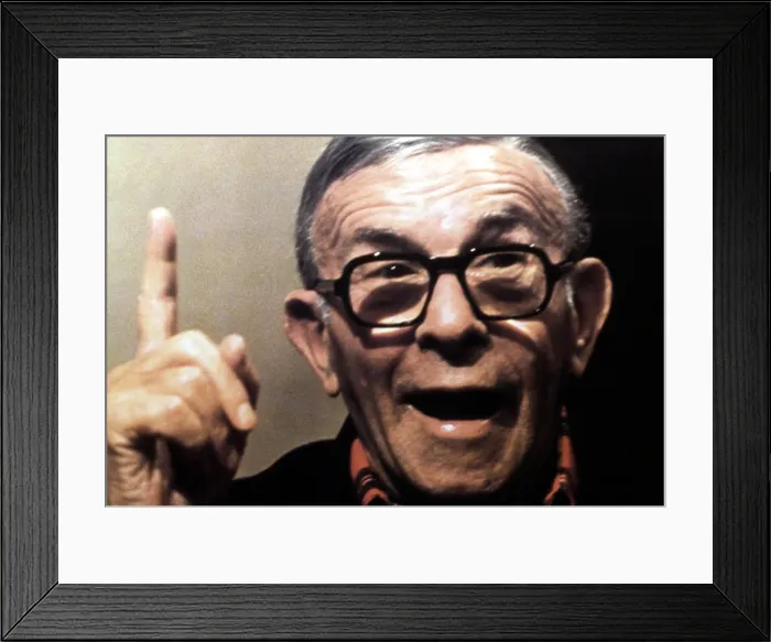 Framed Print : OH, GOD!, George Burns, 1977