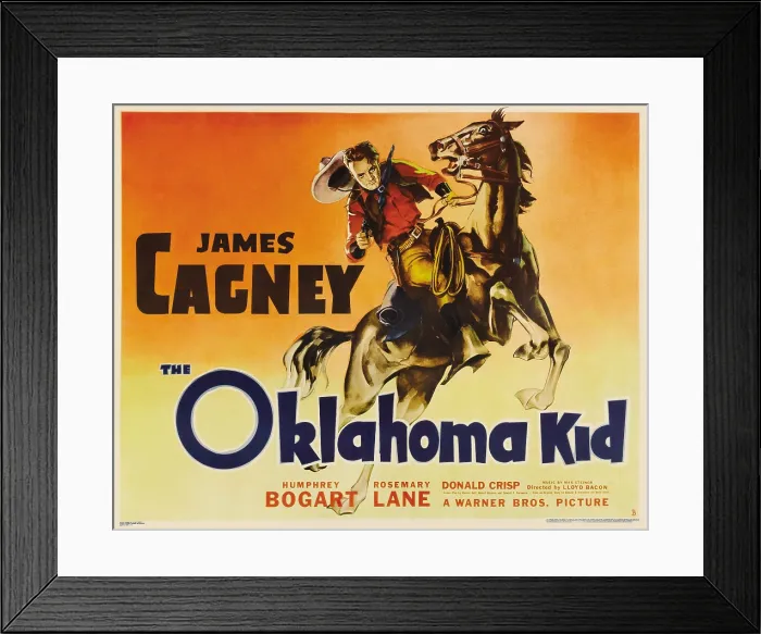 Framed Print : THE OKLAHOMA KID, James Cagney, 1939
