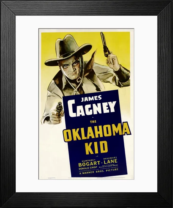 Framed Print : THE OKLAHOMA KID, James Cagney, 1939