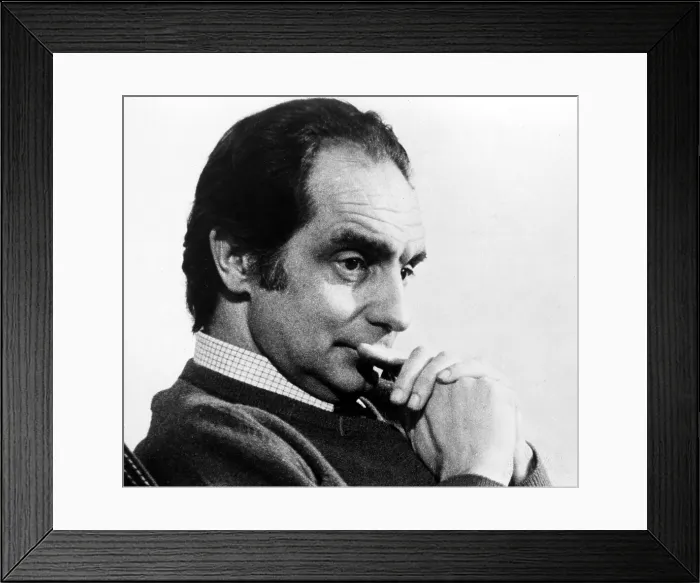 Framed Print : ITALO CALVINO, Author, (1923-1985)in 1975.. Courtesy: CSU Archives / Everett Collection Framed Print : ITALO CALVINO, Author, (1923-1985)in 1975.. Courtesy: CSU Archives / Everett Collection